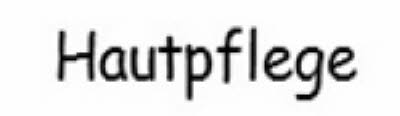 Hautpflege
